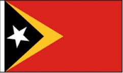 East Timor Hand Waving Flags